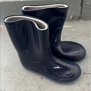 Kids Navy Blue Rain Boots size 13-1